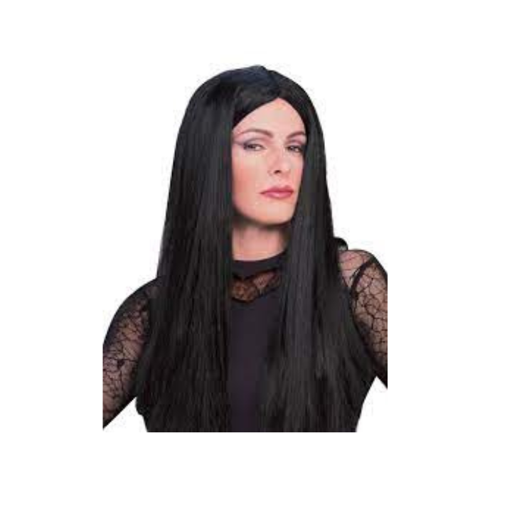 High quality morticia clearance wig