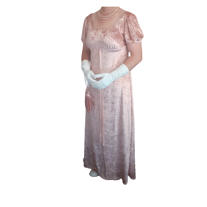 1534-Pink Bridgerton Dress