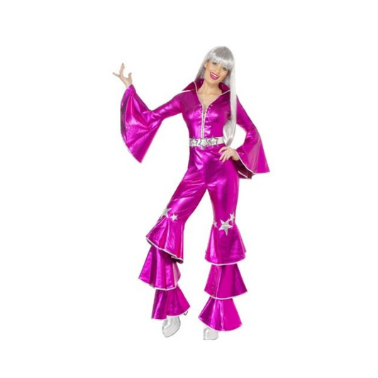 1970s Dancing Queen Costume - Pink - Large - TO BUY IN STOCK IN NEW ZEALAND