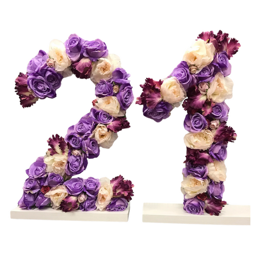 4131-Floral Purple/Mauve Number 1 & 2