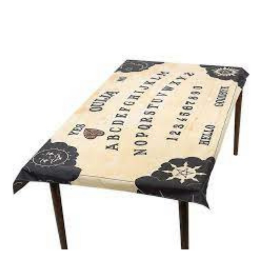 4179-Ouija Board Table Cloth & Planchette Coaster