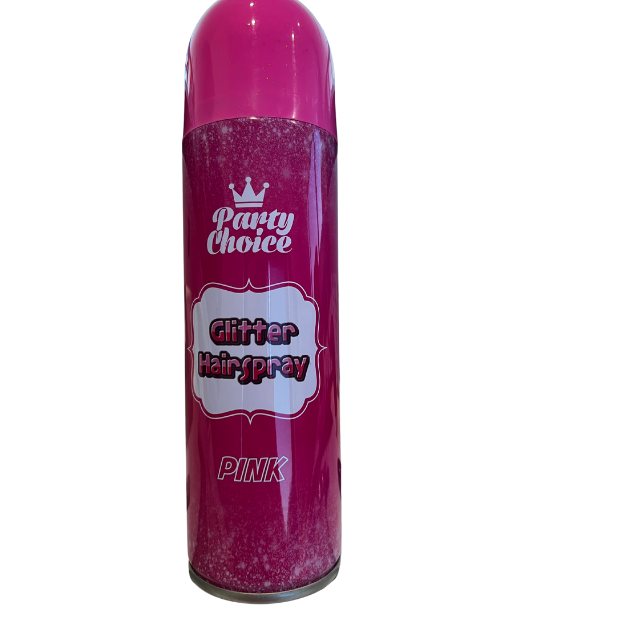 Coloured Hair Spray - Glitter Pink